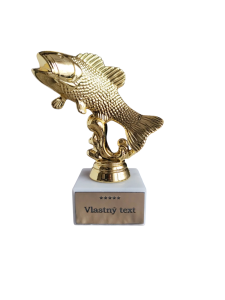 Fish Award szobrocska - egyedi felirat