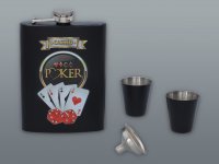 POKER készlet 240 ml lyukasztóval és kártyákkal