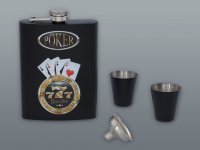 POKER készlet 240 ml lyukasztóval és kártyákkal