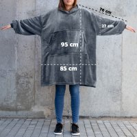 Sweatshirt takaró - Piros